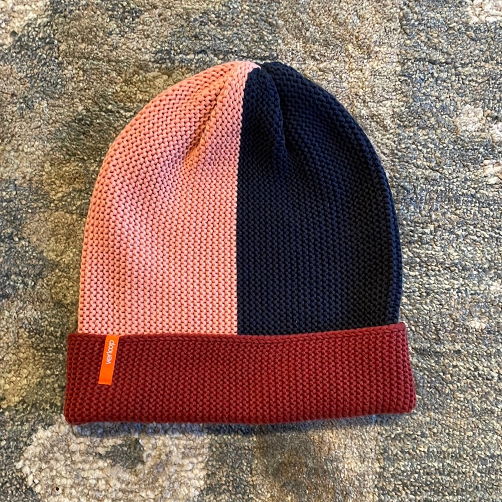 NWOT Verloop Color Block Knit Beanie